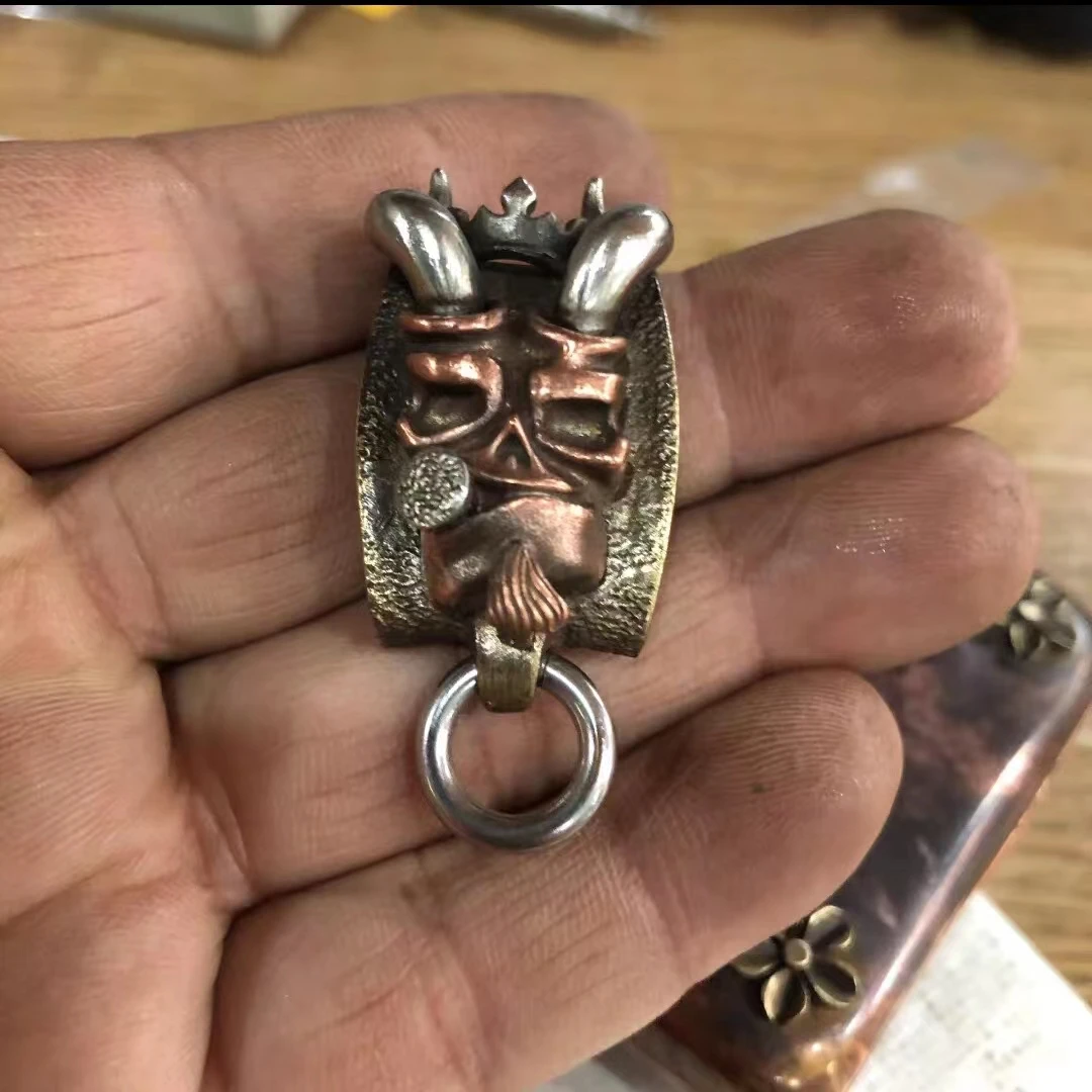 1 Piece Hand Made Brass MOLLE Clip