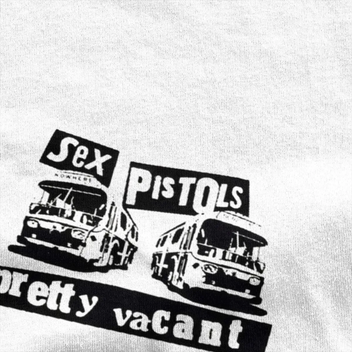 Pretty Vacant Sex Pistols Music Band Accessories Shirt for Men Women Punk Novelty Pure Cotton T Shirt Crew Neck Short Sleeve