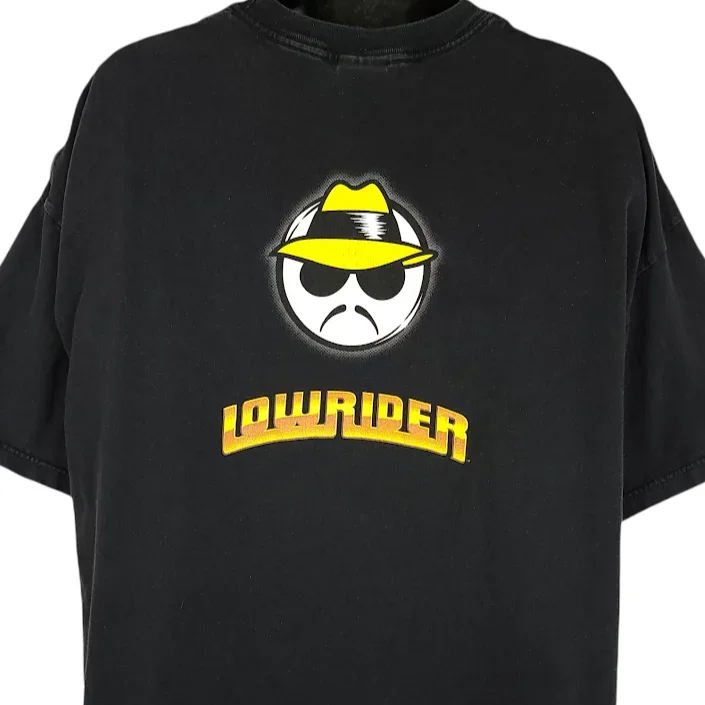 Lowrider T Shirt Vintage 90s Car Magazine Low Rider Streetwear Size 3XL