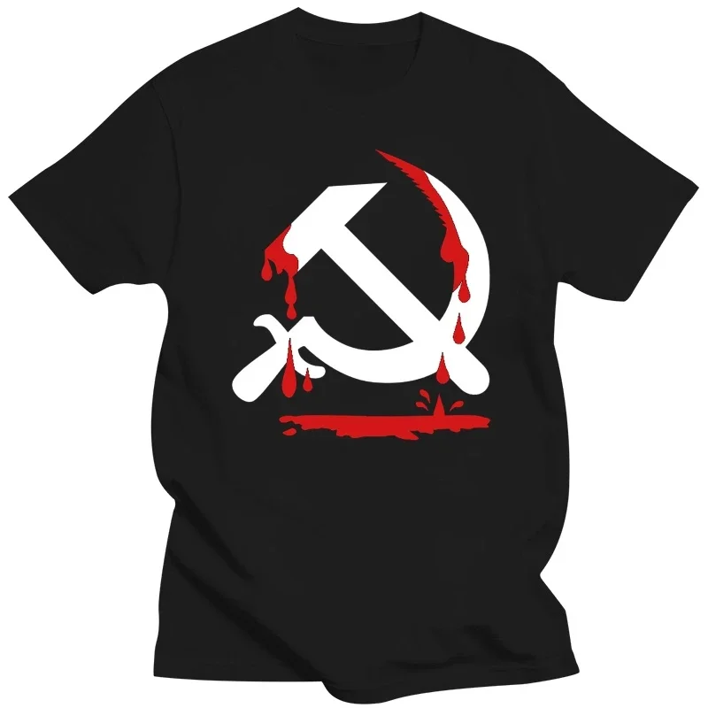 T-shirt de fitness imprimé pour hommes, Marteau et Faucille Cccp, Armoiries de l'URSS, Russie, Big TANSummer, Lettres Y étranges