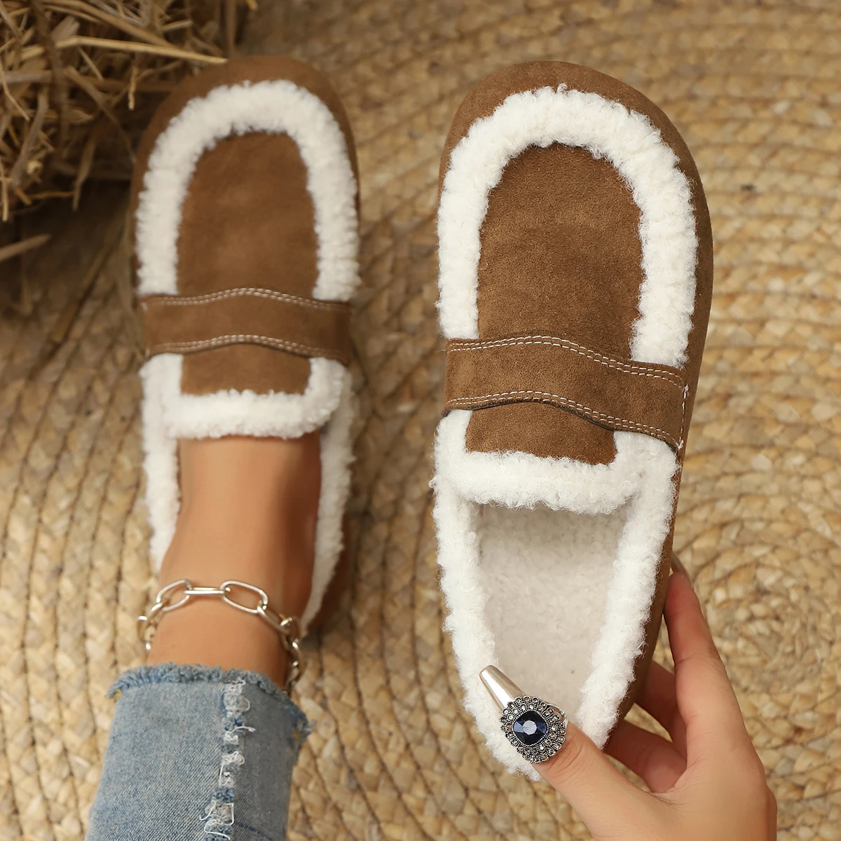 Women Outdoor Anti-slip Snow Boots New Spring Flat Designer Shoes Women Casual Autumn Luxury Ankle Boots Women Zapatos De Mujer
