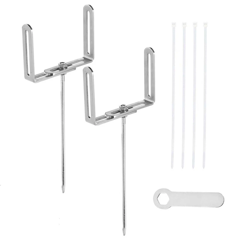 Secure Drainage System Downspout Brackets Rainwater Diversion Adjustable Width 7.7-13cm for versatile Outdoor Brackets