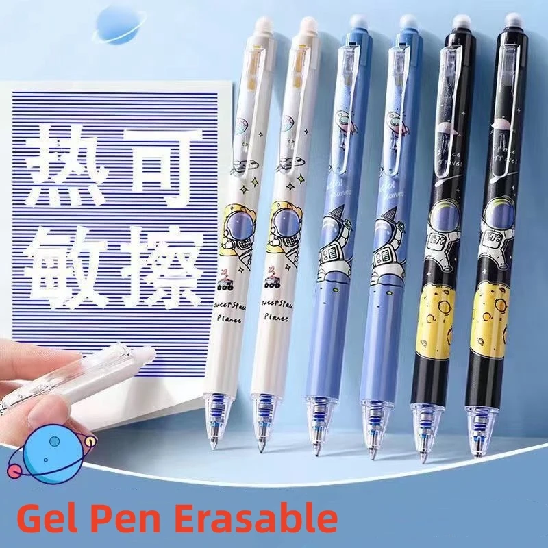 kawaii Gel pen Erasable Pen Suitable Refills Creative Drawing Tools Gel Pen Sets School Office Stationery 0.5mm Magic Erasable