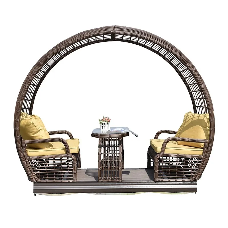 

Swing Garden Rattan Chair Backyard Leisure Rocking Creative