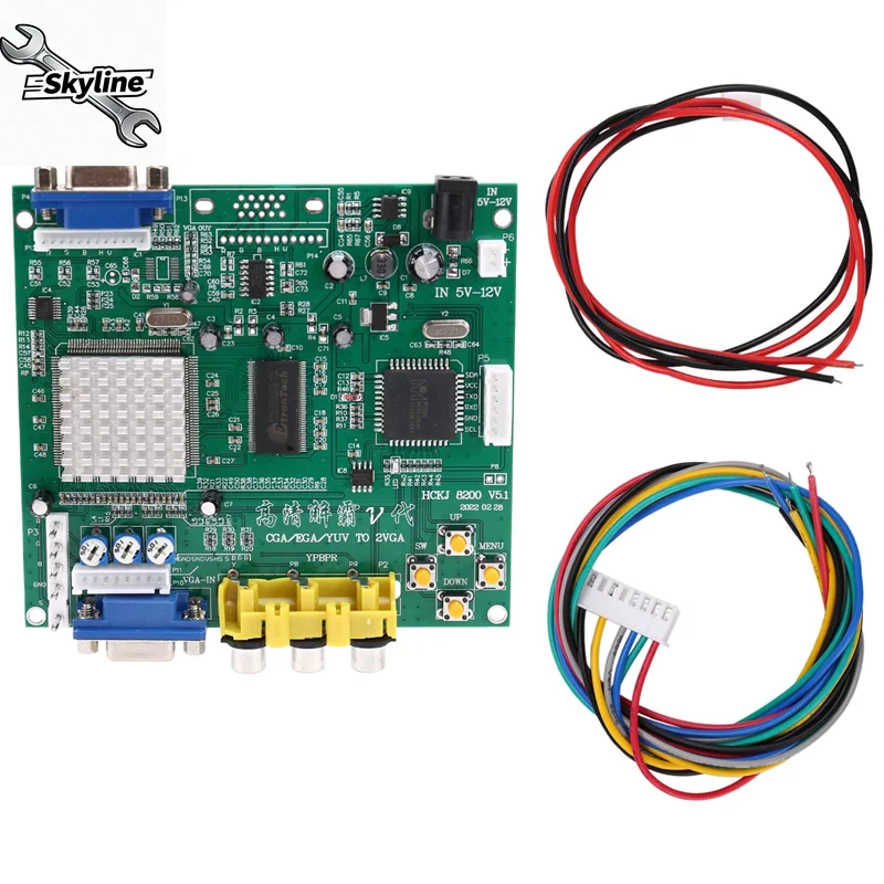 GBS8200 Выход аркадных игр HD-видеоконвертер Плата монитора GBS-8200