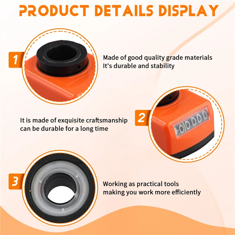 A34R Machine Lathe Part 20Mm Bore Digital Position Indicator Orange
