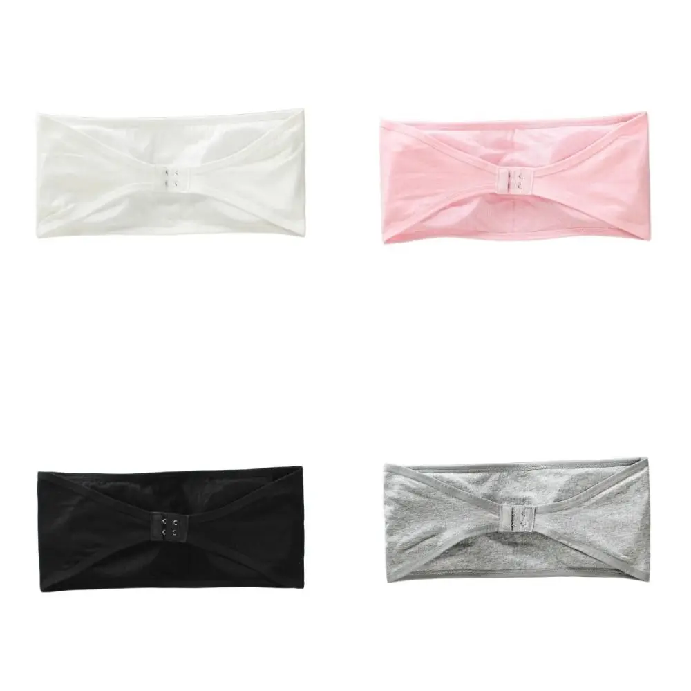Cotton Children's Strapless Bra Casual Underwear Breathable Vest Girl Developmental Bras with Buckle Children Tube Tops