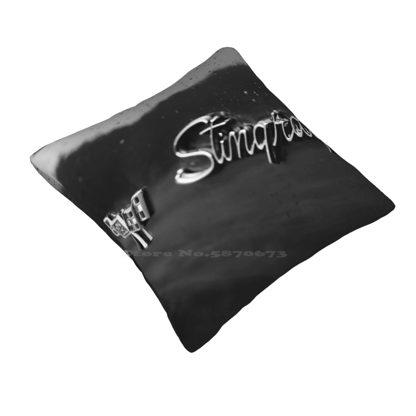 Stingray , Black And White Fashion Sofa Throw Pillow Cover Pillowcase C1 Logo Muscle Car Cars Auto C7 C3 C6 Z06 Stingray High