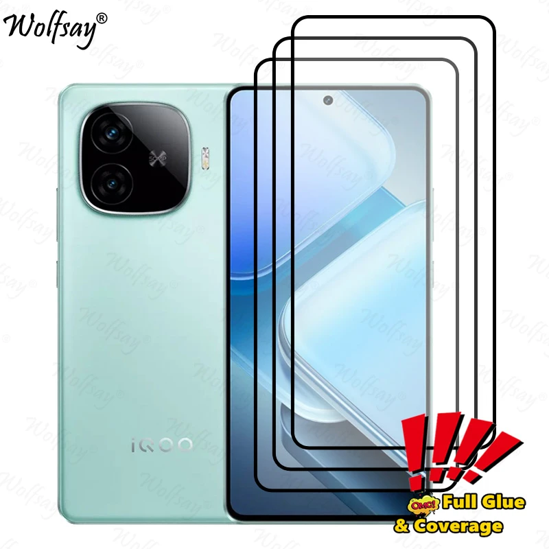 Full Cover Glue Screen Protector For Vivo iQOO Z9 Turbo Tempered Glass For Vivo iQOO Z9 Turbo Glass For Vivo iQOO Z9 Turbo Glass