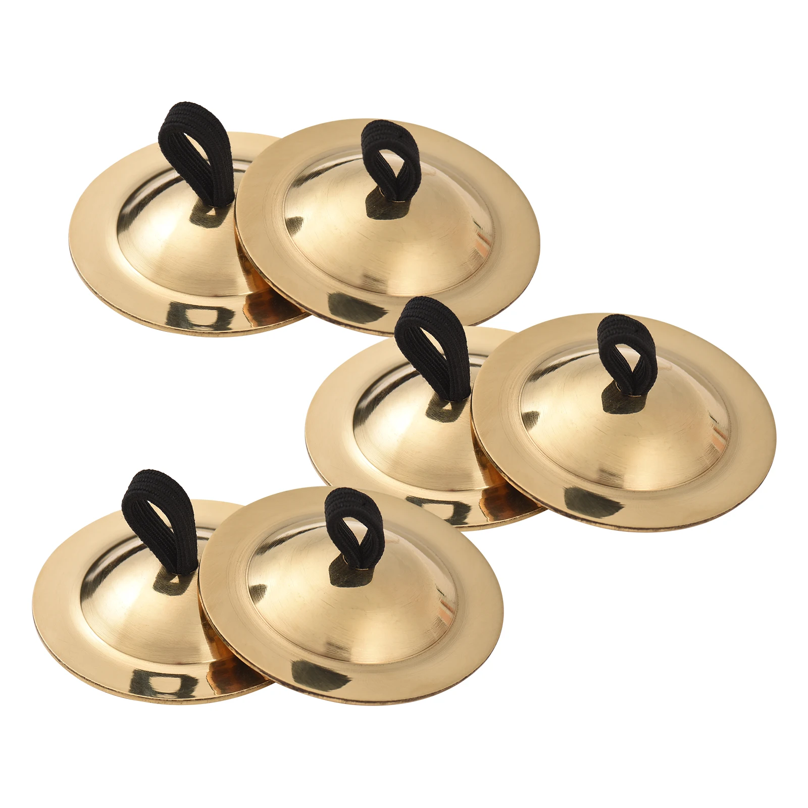 6Pcs Finger Cymbals Belly Dancing Copper Finger Cymbals Musical Instrument Belly Dancing Finger Dancing Accessories