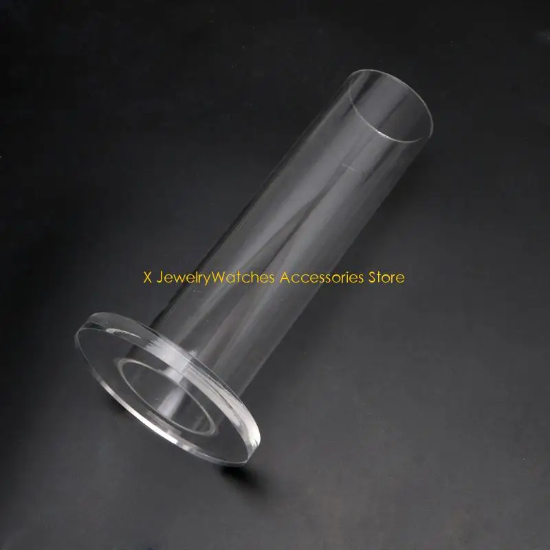 

31KD Acrylic Scrunchie Holder Stand Clear Jewelry Acryli Hairband Bracelet Watch Display Stand Hair Scrunchy Holder