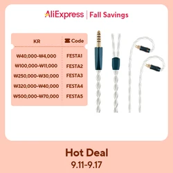2023 NiceHCK FourMix Earphone Cable Quaternary Alloy Upgrade Wire 3.5/2.5/4.4 MMCX/0.78/N5005 Pin For Youth M5 S12 Olina