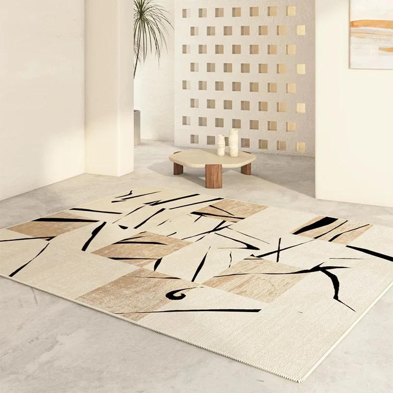 

VIKAMA Modern ins style Living room abstract large area crystal velvet carpet Bedroom Beautiful decoration bed sofa carpet