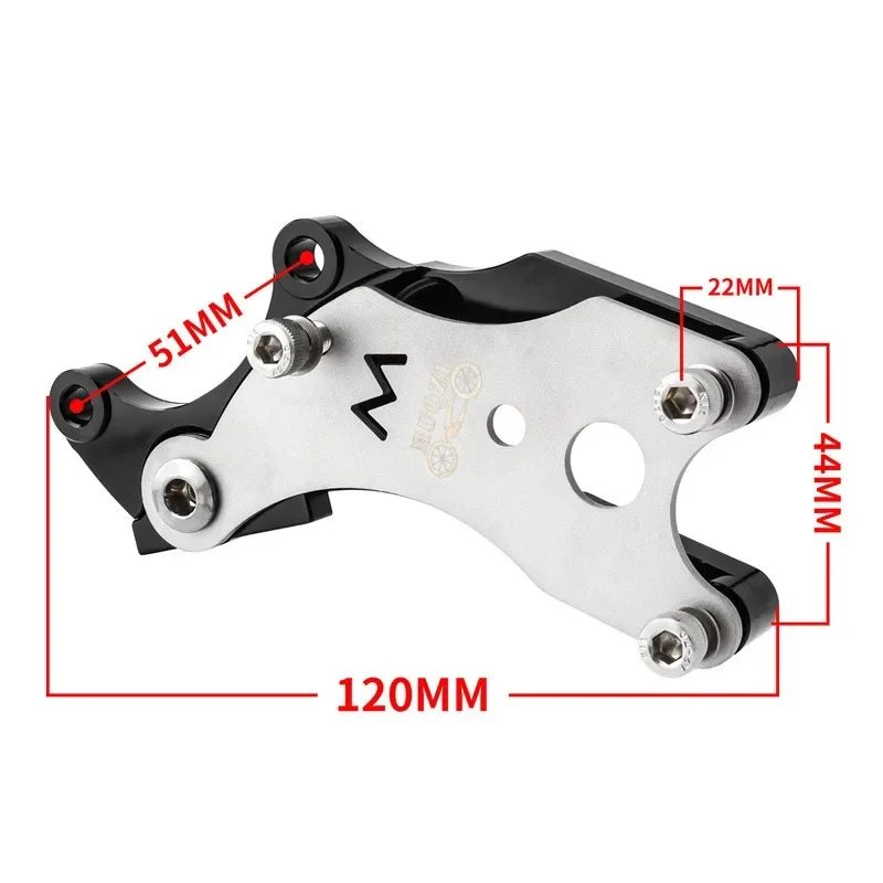 MTB Hinterer Scheibenbremsenadapter, V-Bremsen-Rahmen-Umrüstungskonverter – Detail 4