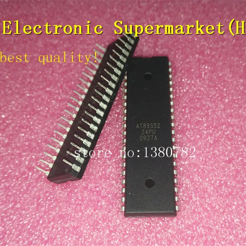 Free Shipping 10pcs-100pcs AT89S52-24PU AT89S52-24PC DIP-40 New original IC In stock!