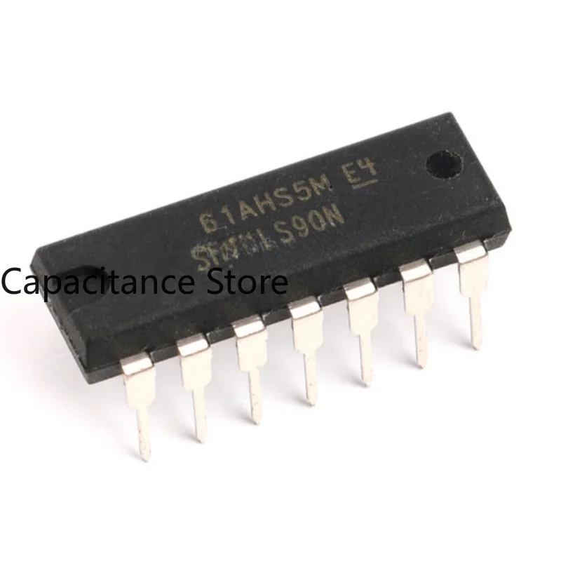 10PCS Original Genuine In-line SN74LS90N DIP-14 Two/five Division Decimal Counter Chip