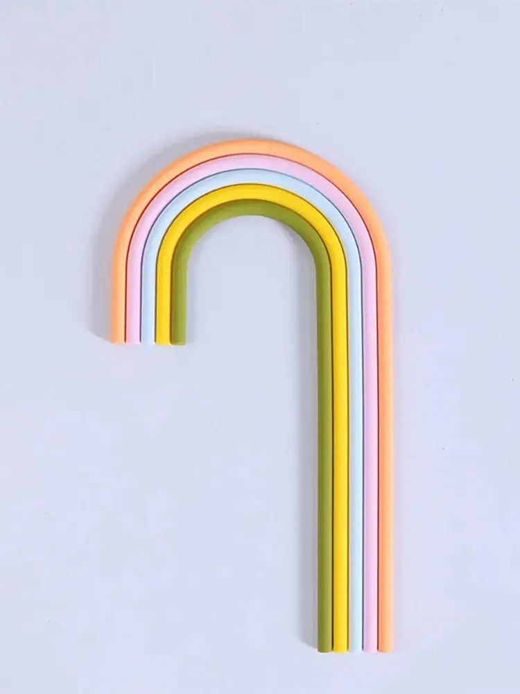 Lebhafter Regenbogen-Kuchenaufsatz, Mehrzweck-Dekor für Hochzeiten, Babypartys, Geschlecht offenbaren und Kindergeburtstagsfeiern (Unisex-Design) – Detail 10