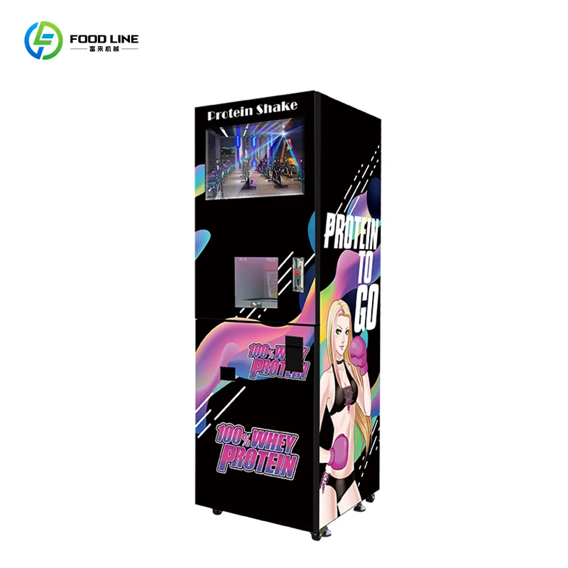 Customized Protein Shake Vending Machine Touch Screen Multi-Flavor 24H Self-Service Gym Device - view 4