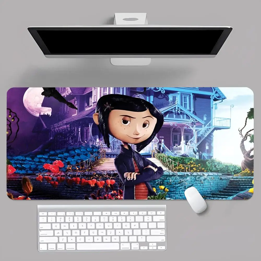 Anime C-Coraline-the Secret Door MINISO Mouse Pad Anime Game Mouse Pad Computer Desk Pad Office Carpet Laptop Mouse Pad