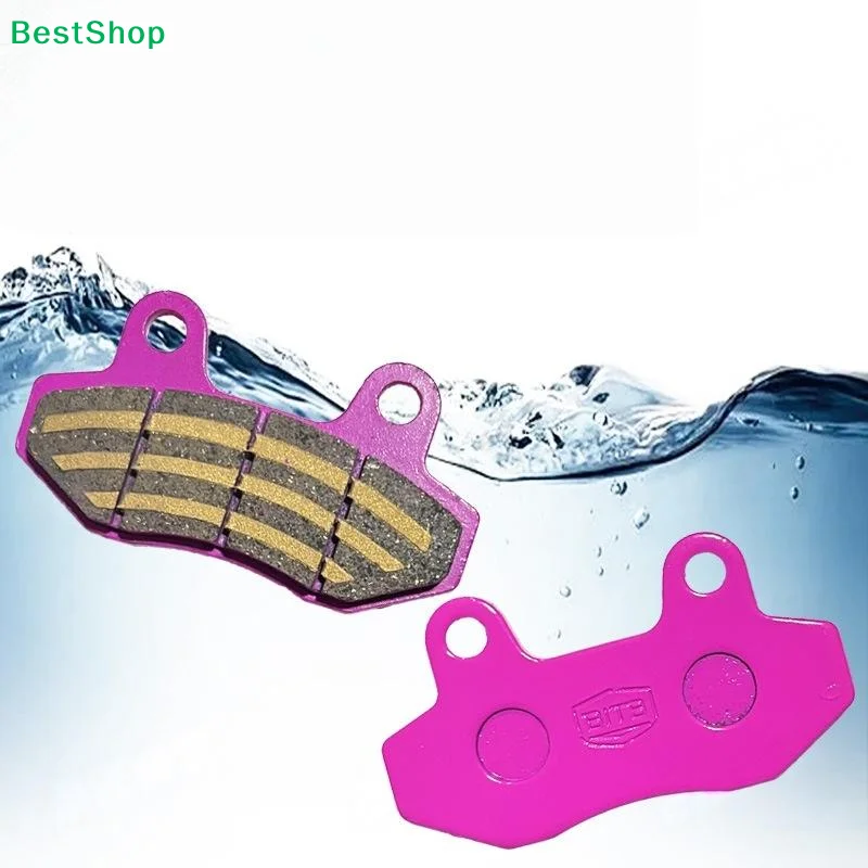 〔Vic〕 Front Rear CBX Disc Brake Pads Universal Motorcycle Black Gold Nano Ceramic Brake Pads For Delivery Rider Special Brake view 4