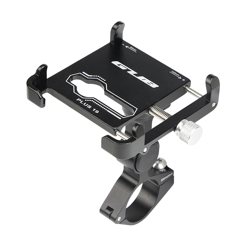 GUB PLUS 19 Motorcycle Bike Phone Holder Aluminum Alloy Cell Phone Holder Bracket Rotatable Adjustable Anti-slip Cycling Parts