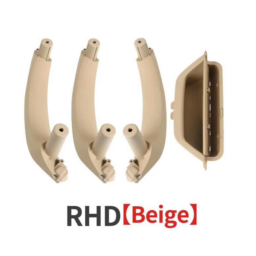 

Accessories Trim Bowl Handle Cover Right Left Side Easy Install For BMW Right/left Side ABS+PC Beige Carbon Fiber