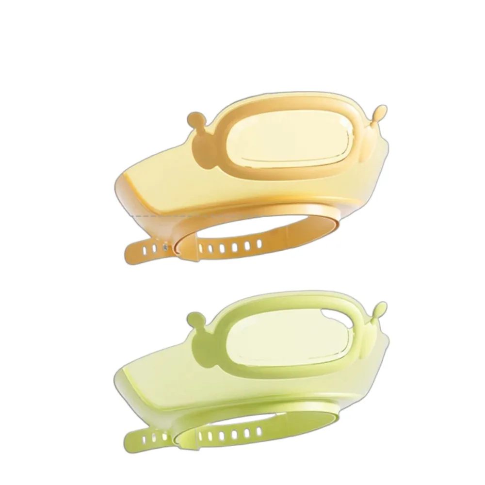 

Adjustable Size Baby Shampoo Hat 2-way Head Wearing Ear Protection Children's Shampoo Cap Waterproof Non-slip