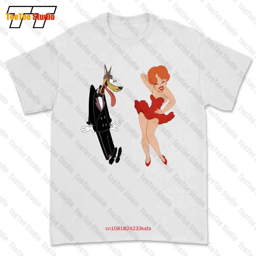 Big Bad Wolf & Red Hot Riding Hood Tex Avery Mgm Cartoon T-shirt Tee GB8M