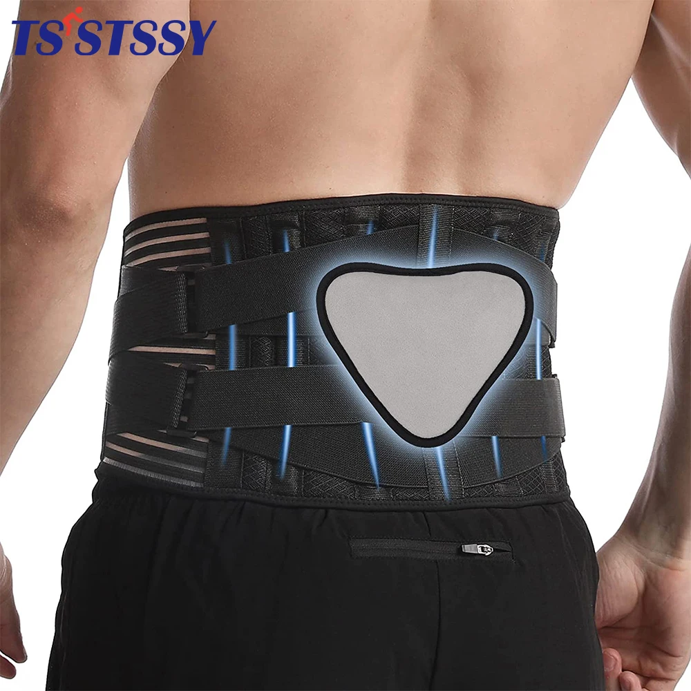 

Back Brace Lumbar Support Belt for Back Pain,Sciatica,Scoliosis,Herniated Disc Adjustable Support Straps - Bionic Spine Support