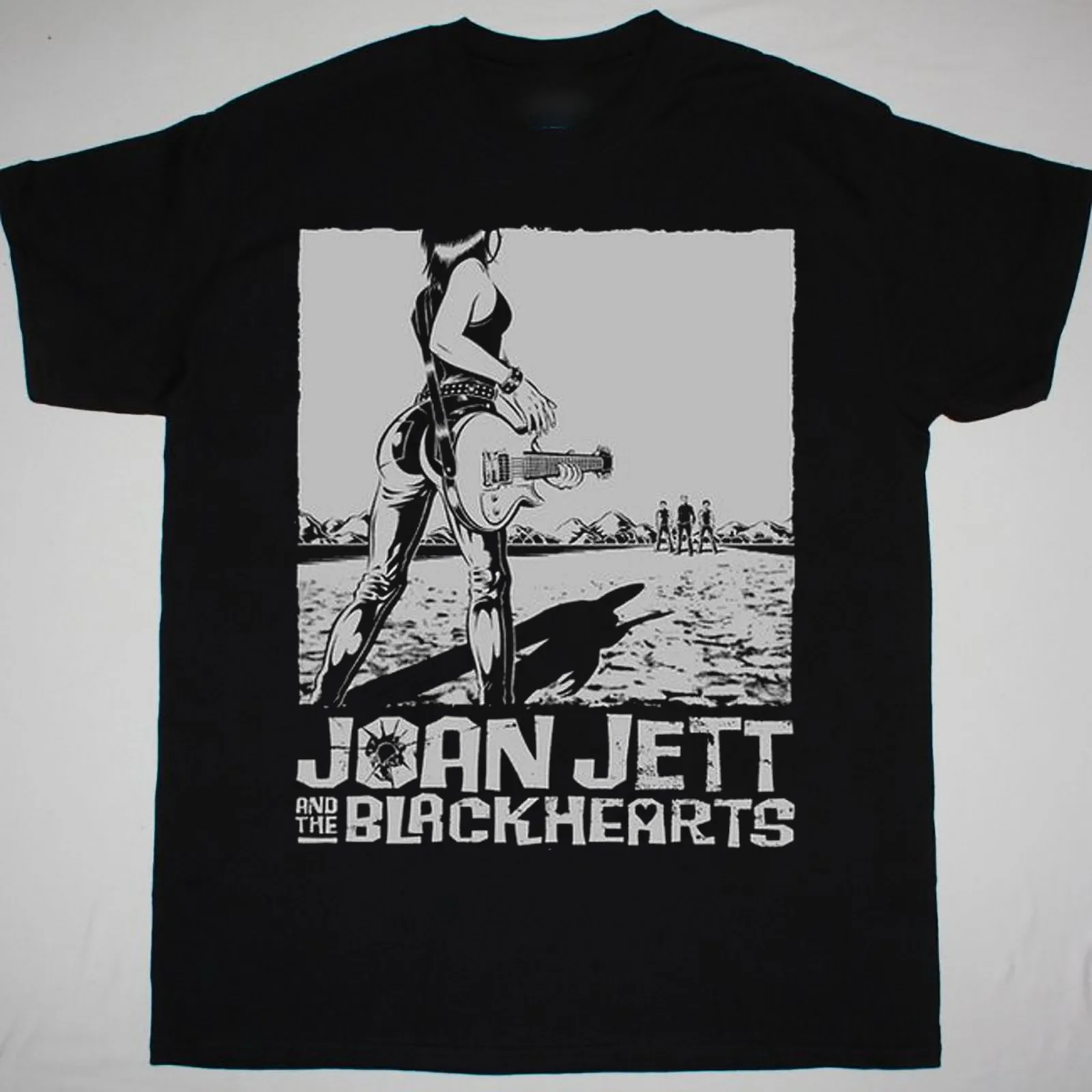 Joan Jett & The Blackhearts T-Shirt Short Sleeve Cotton Black S to 5XL BE1007