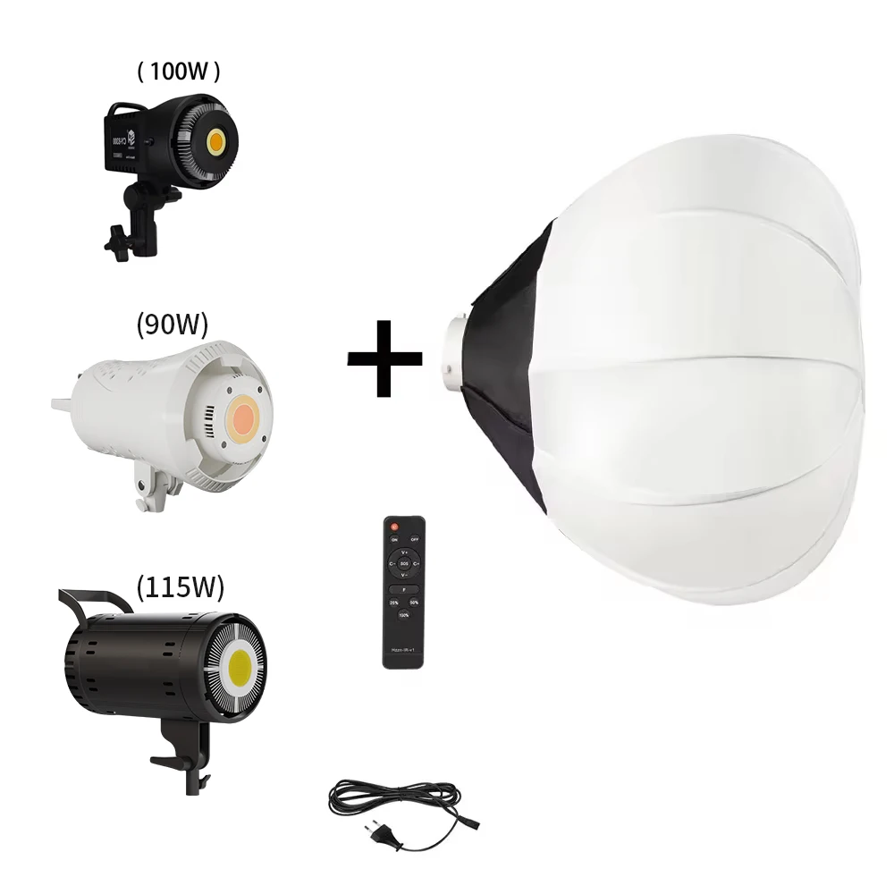 SH LED COB Video Licht 90/100/115 W Fotografie Lamp Met Statief Softbox Afstandsbediening Video Licht voor Skit Video Fotografie