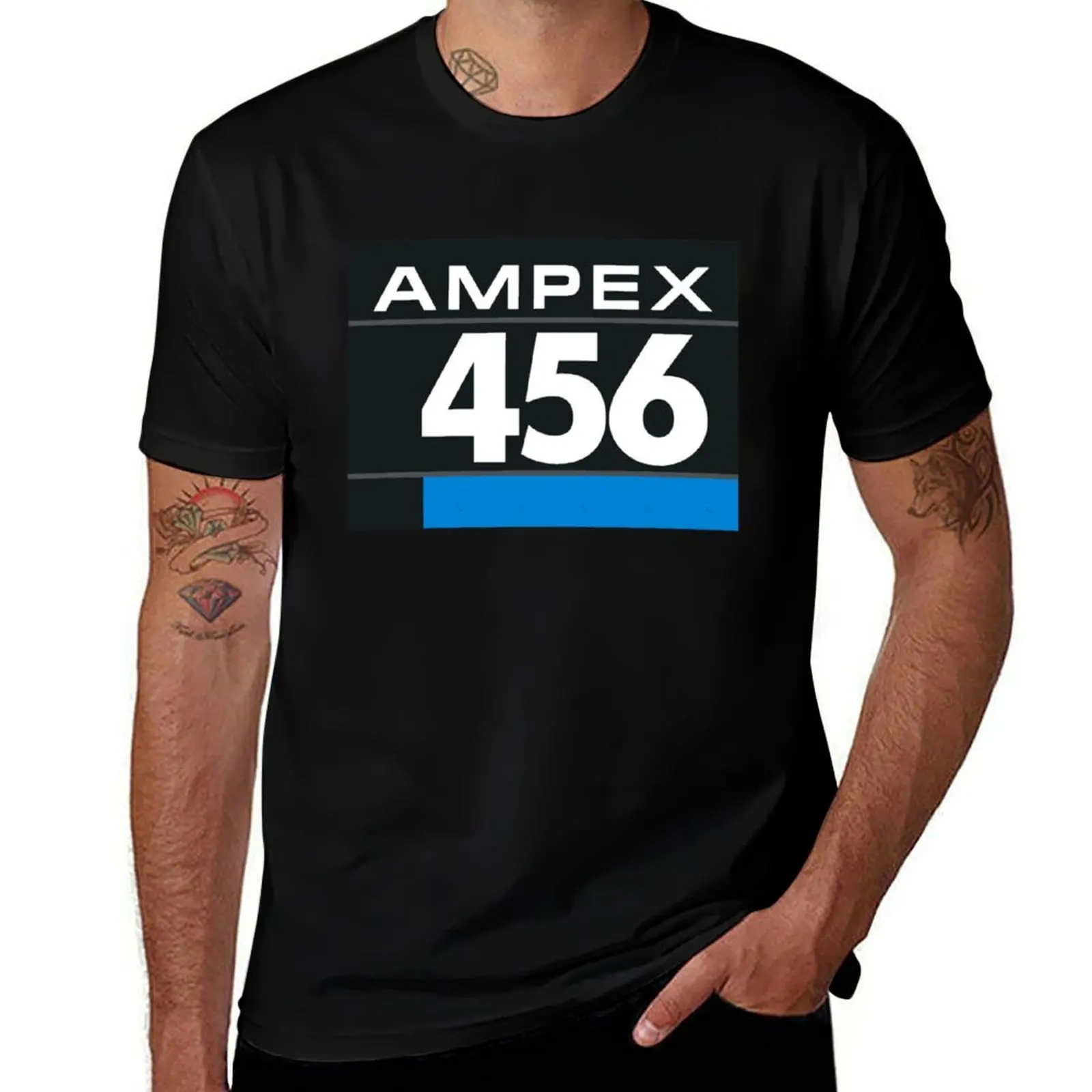 

AMPEX 456 real T-Shirt funny t shirts man man t shirts for men casual t shirt for man 100 percent cotton T-shirt