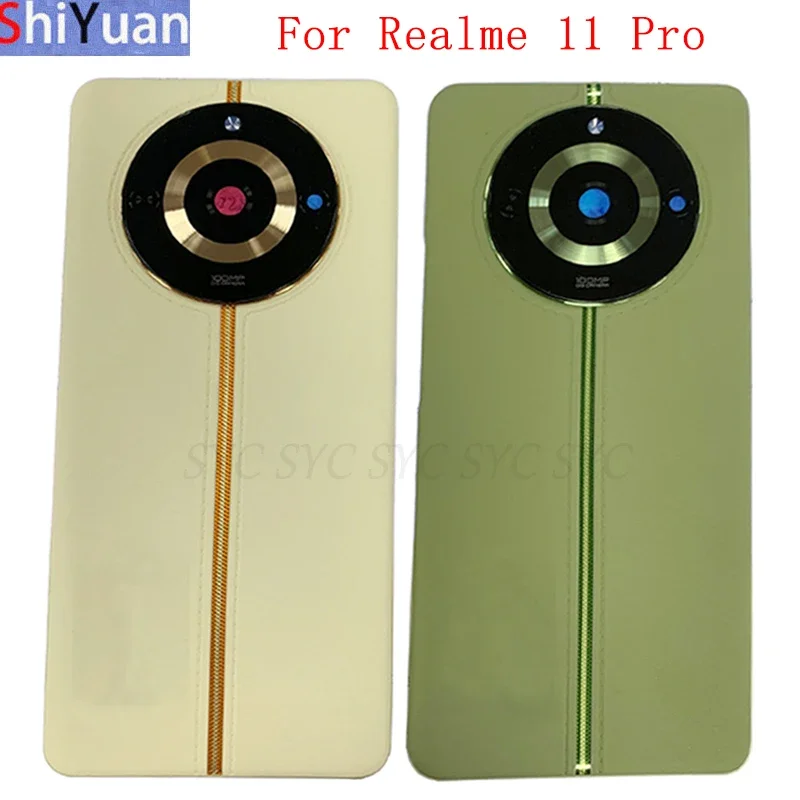 

Крышка батарейного отсека, чехол для задней двери для Realme 11 Pro, крышка батарейного отсека с логотипом, запасные части