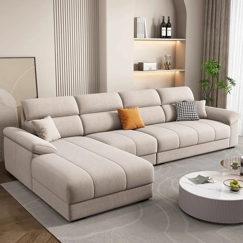 

2025 new cat scratching cloth sofa modern simple princess sofa small apartment household cotton and linen fabric sofa living