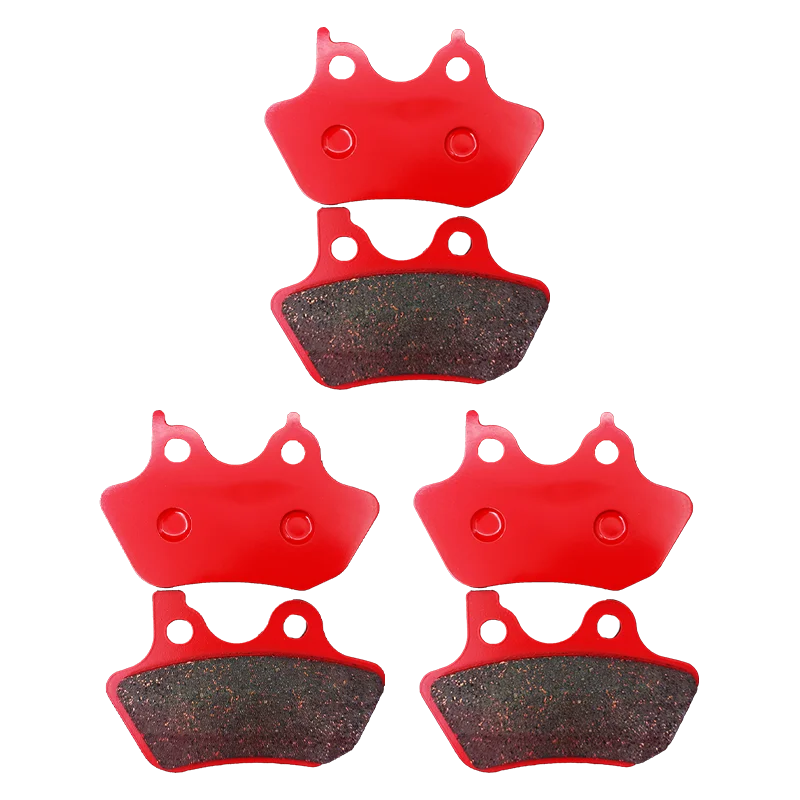 Ceramic Front Rear Brake Pads for HARLEY Softail Deuce Fat Boy Heritage Classic Night Train Road King Road Electra Glide V-Rod