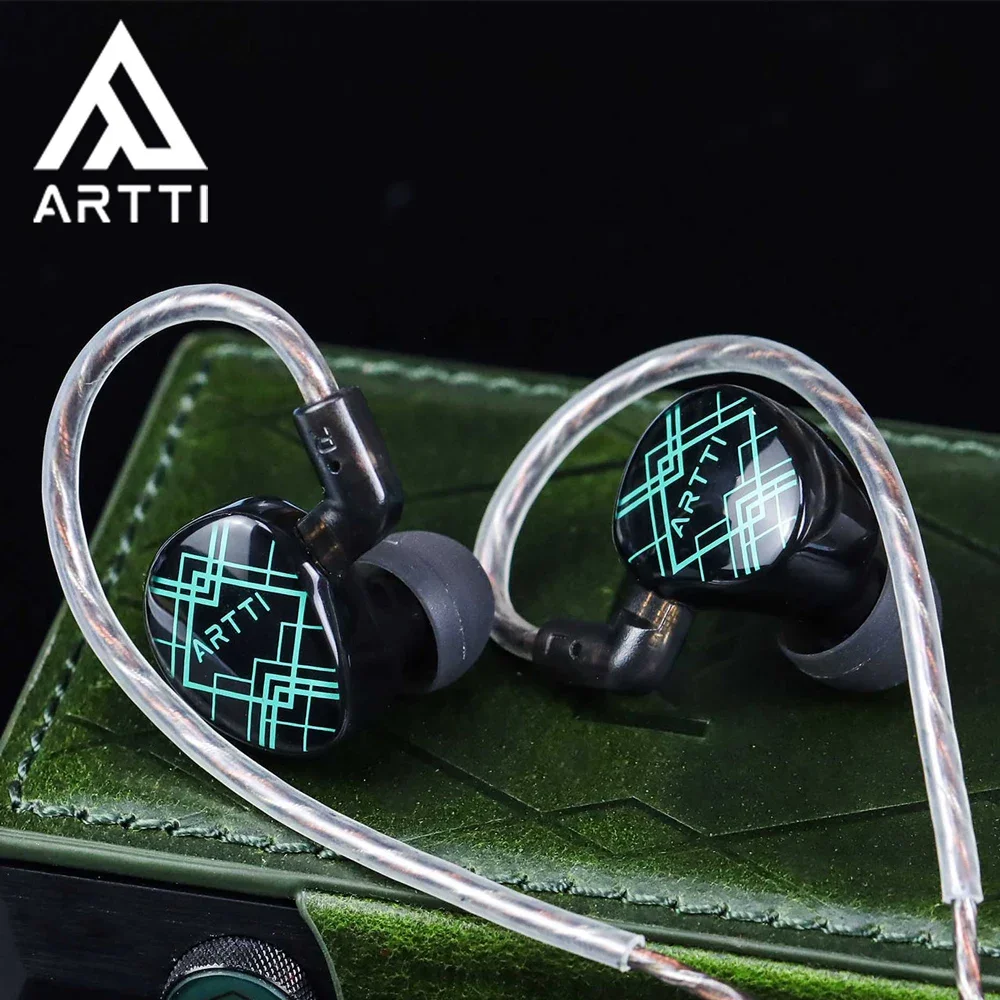 ARTTI R2 HIFI Earphone 10mm Beryllium Diaphragm Dynamic Driver In-ear Monitor Earphone with 0.78 2pin Connector Cable Earbuds