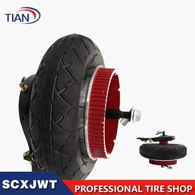8-inch red wheels suitable for electric scooter tires, 8-inch scooter 200x50 inflatable electric scooter tires, wheels
