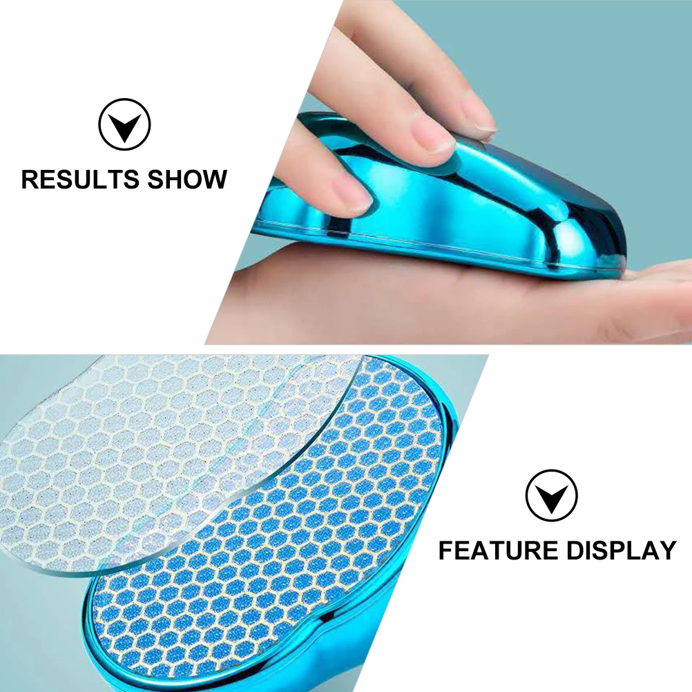

1 pc Ergonomic Mouse Shape Foot File Callus Remover Dry Use No Soaking Needed Nano Glass Pedicure Tool Reusable Skin Scrubber