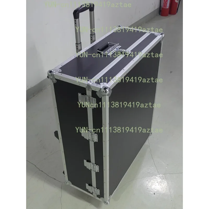Custom Aviation Aluminum Alloy Trolley Instrument Equipment Exhibition Transport Tool Cart