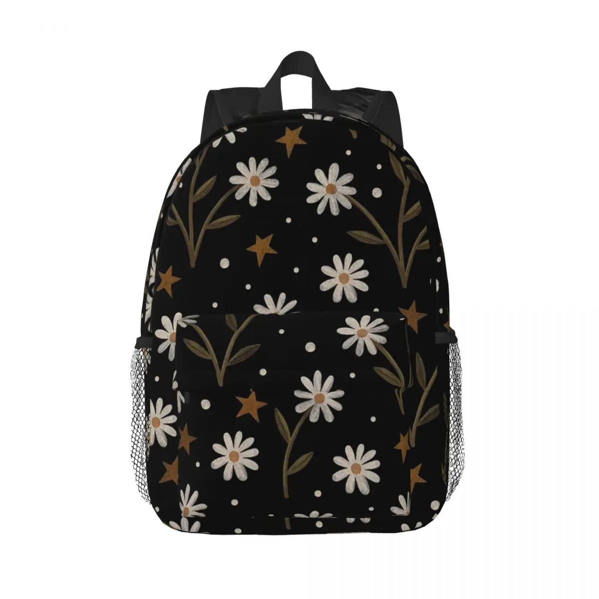 

Tiny White Flowers Backpacks Teenager Bookbag Casual Children School Bags Laptop Rucksack Shoulder Bag Large Capacity