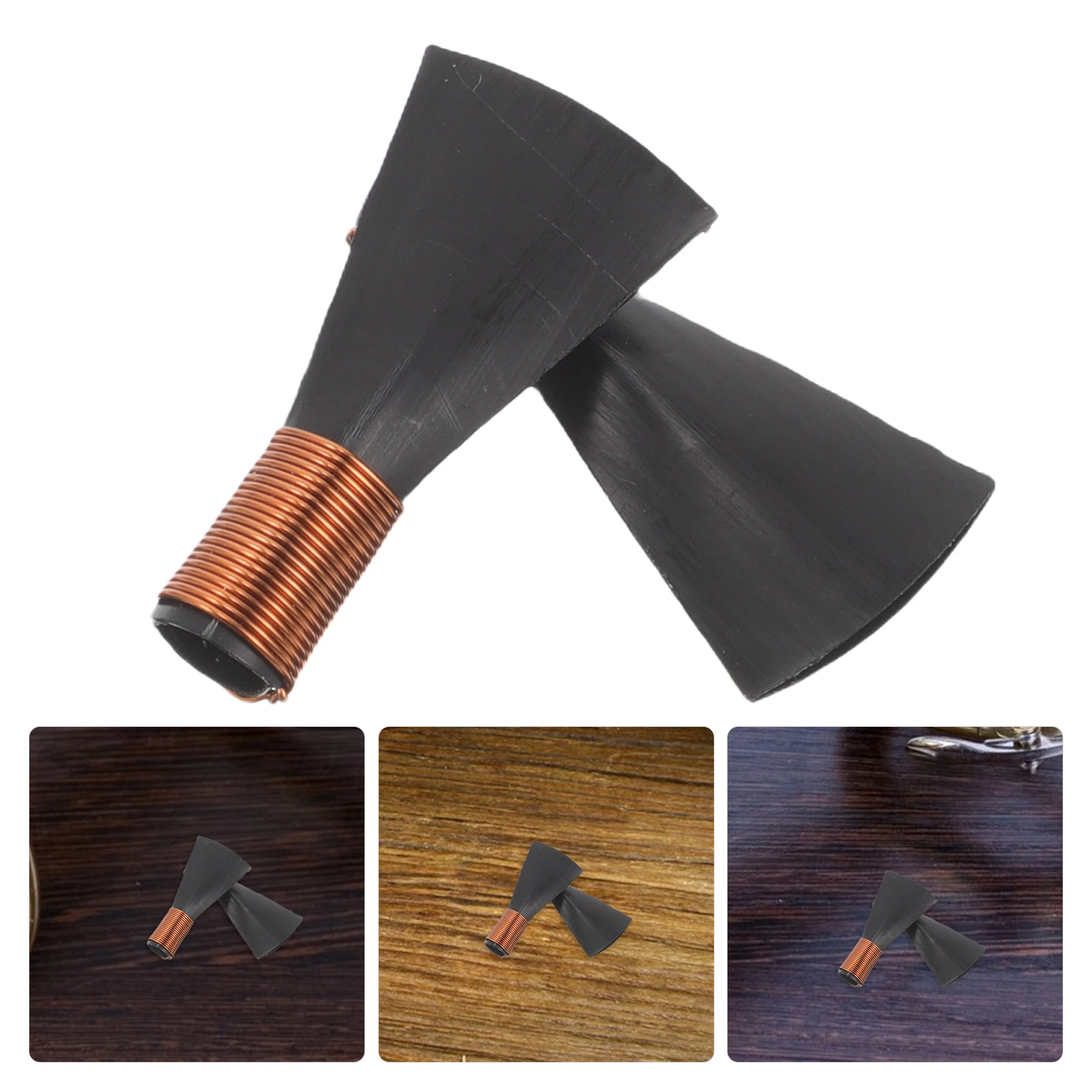

2 Pcs Suona Whistle Plastic Reed Accessories Chinese Parts Instrument and Resin Mouthpiece for Musical