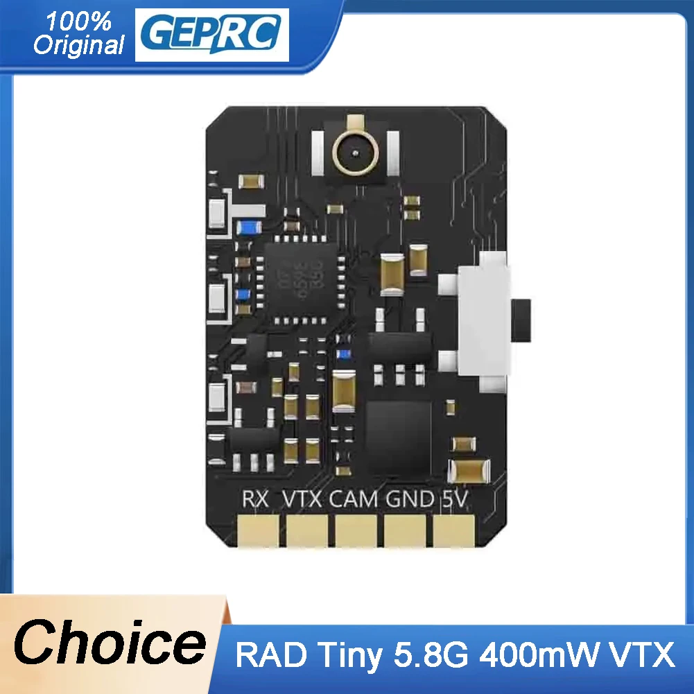 

GEPRC RAD крошечный 5,8G 400 МВт VTX передатчик VTX Play Racing FPV Дрон FPV передатчик насадка для мультикоптера RC инструменты