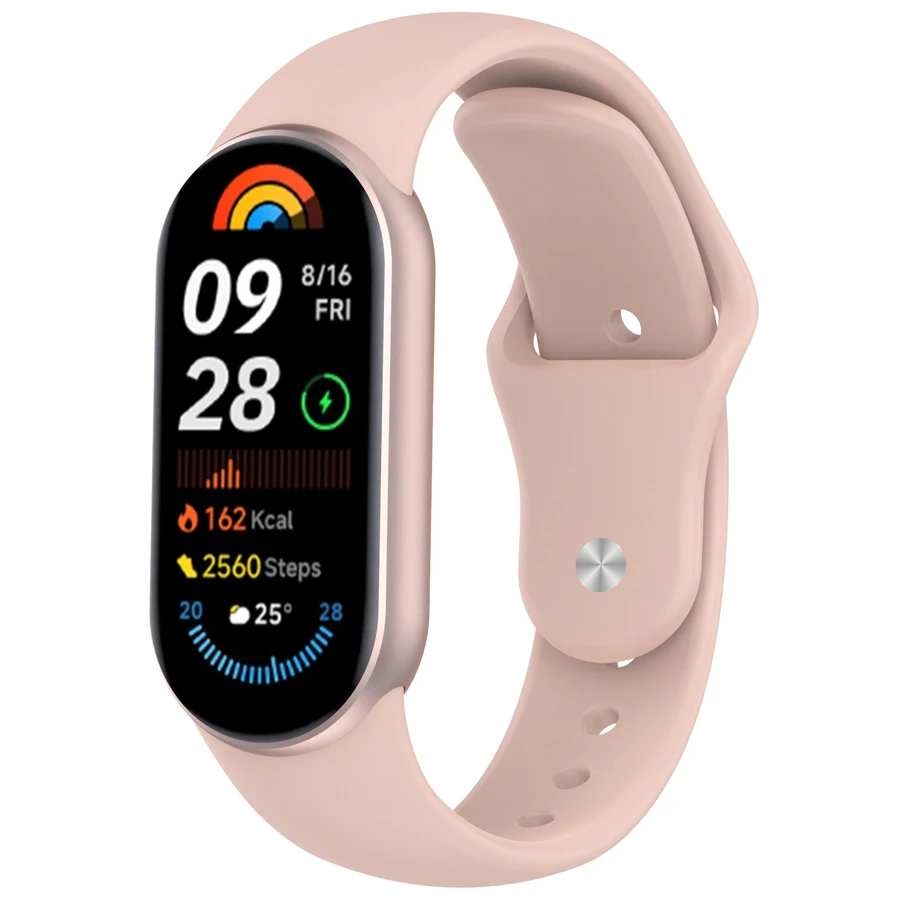 Silikonarmband für Xiaomi Mi Band 11/10/9/8 Sport Ersatzarmband für Xiaomi Mi Band 8 9 10 Smartwatch-Zubehör – Detail 13