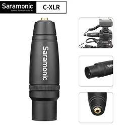 Saramonic C-XLR 3,5mm Weibliche TRS auf XLR-STECKER Mikrofon Audio Adapter auf Professional Video Kino Kameras Audio recorder