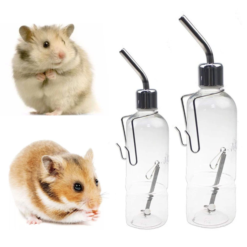 Convenient Hanging Water Bottle for Small Pets Drinking Squirrel Rabbit Hamster Parrot Bird Guinea Pig Dispenser Pet Supplie