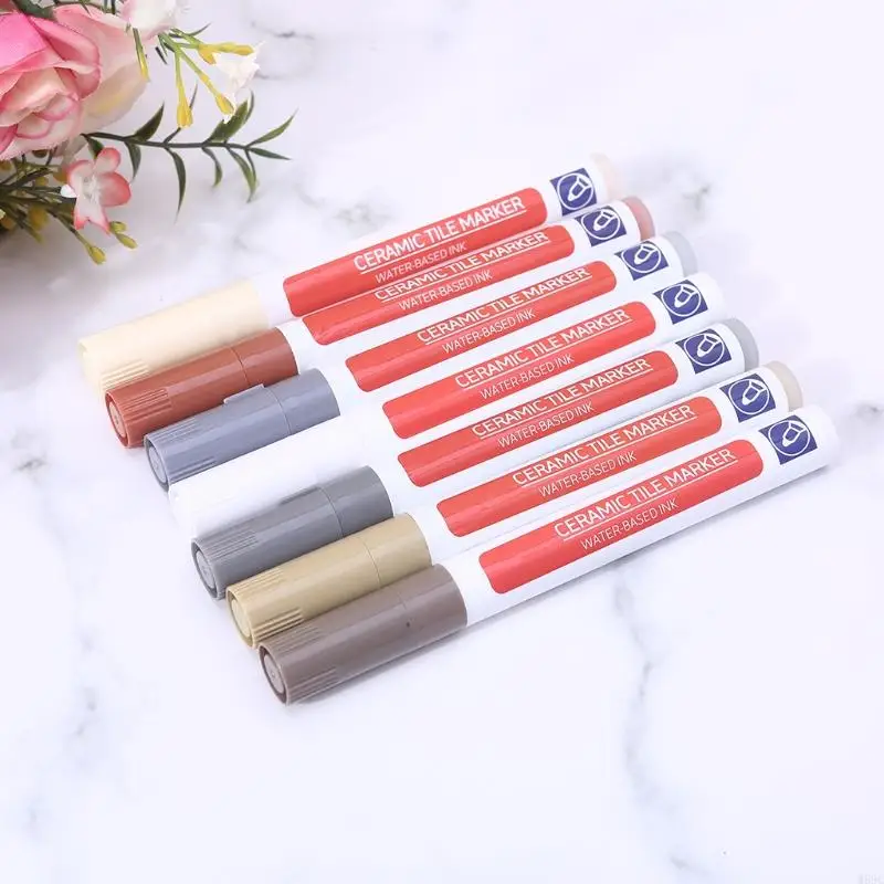 W89C 타일 그라우트 펜 타일 타일 페인트 마커 그라우트 라인 펜스 욕실 주방 홈