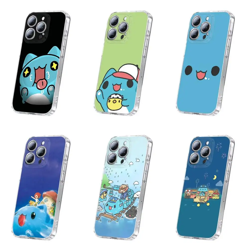 

B-BugCat C-Capoo Cat Cute Phone Case For iPhone 12,16,11,14,13,17,15 Plus,Pro,Max,Plus,E,Air,Mini Transparent Cover