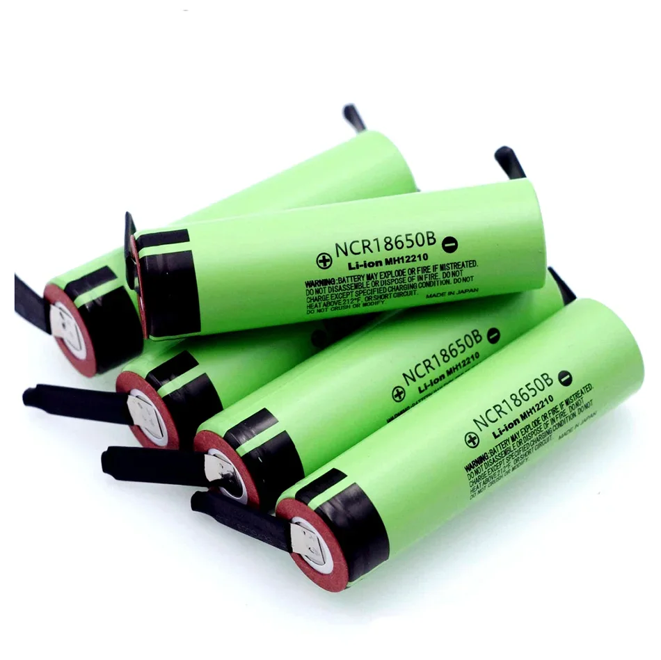 Panasonic New Original 18650 NCR18650B Rechargeable Li-ion battery 3.7V 3400mAh batteries