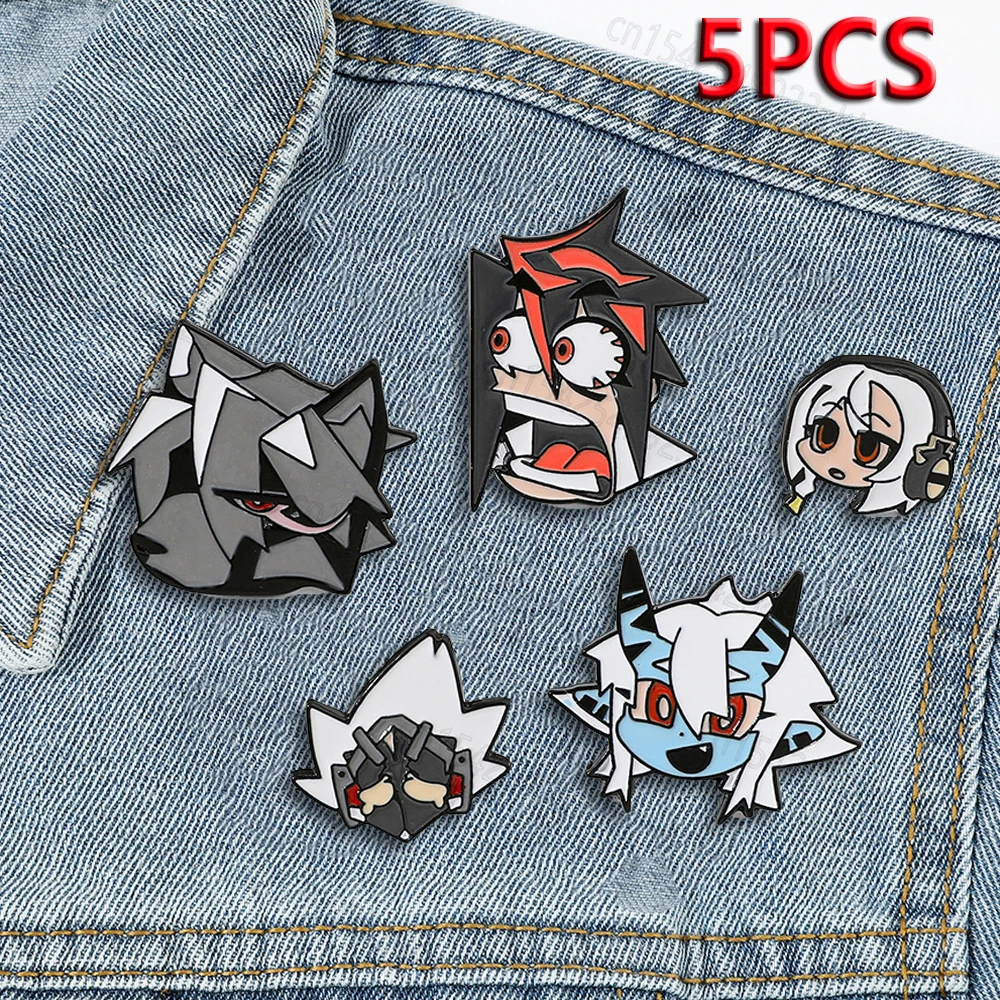 Game Anime Zenless Zone Zero Enamel Pin Cartoon Soukaku Von Lycaon Corin Wickes Anby Demara Cosplay Badge Jewelry Brooch Prop