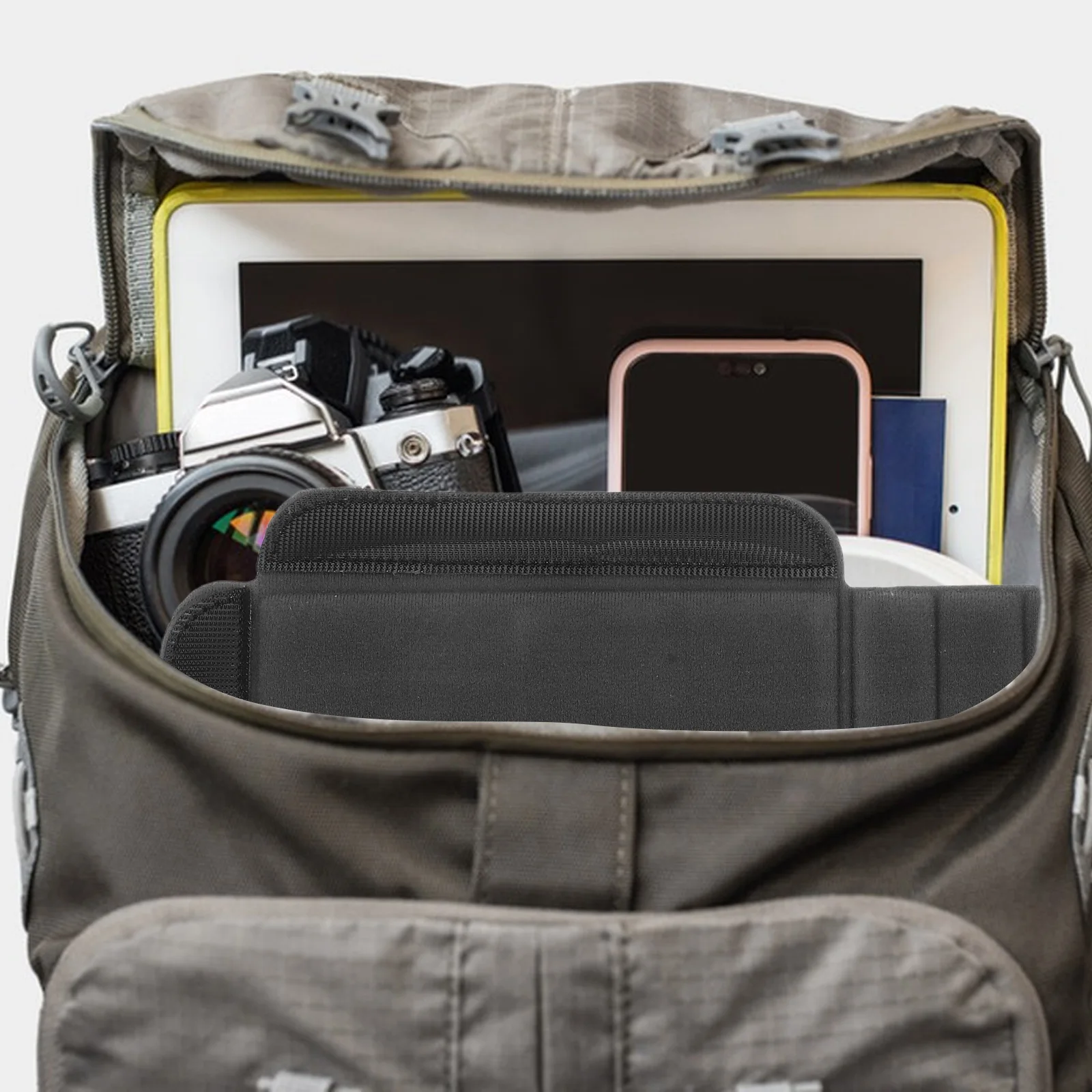 

Universal Camera Bag Insert with Highdensity Padded Dividers for Safe Storage of Photography Equipment in Backpacks and Travel